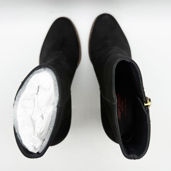 Marc Joseph New York Womens Grand Central Ankle Bootie US 7 M Black Nubuck NWOB - Picture 9 of 11